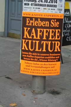 Plakataktion in Wien 